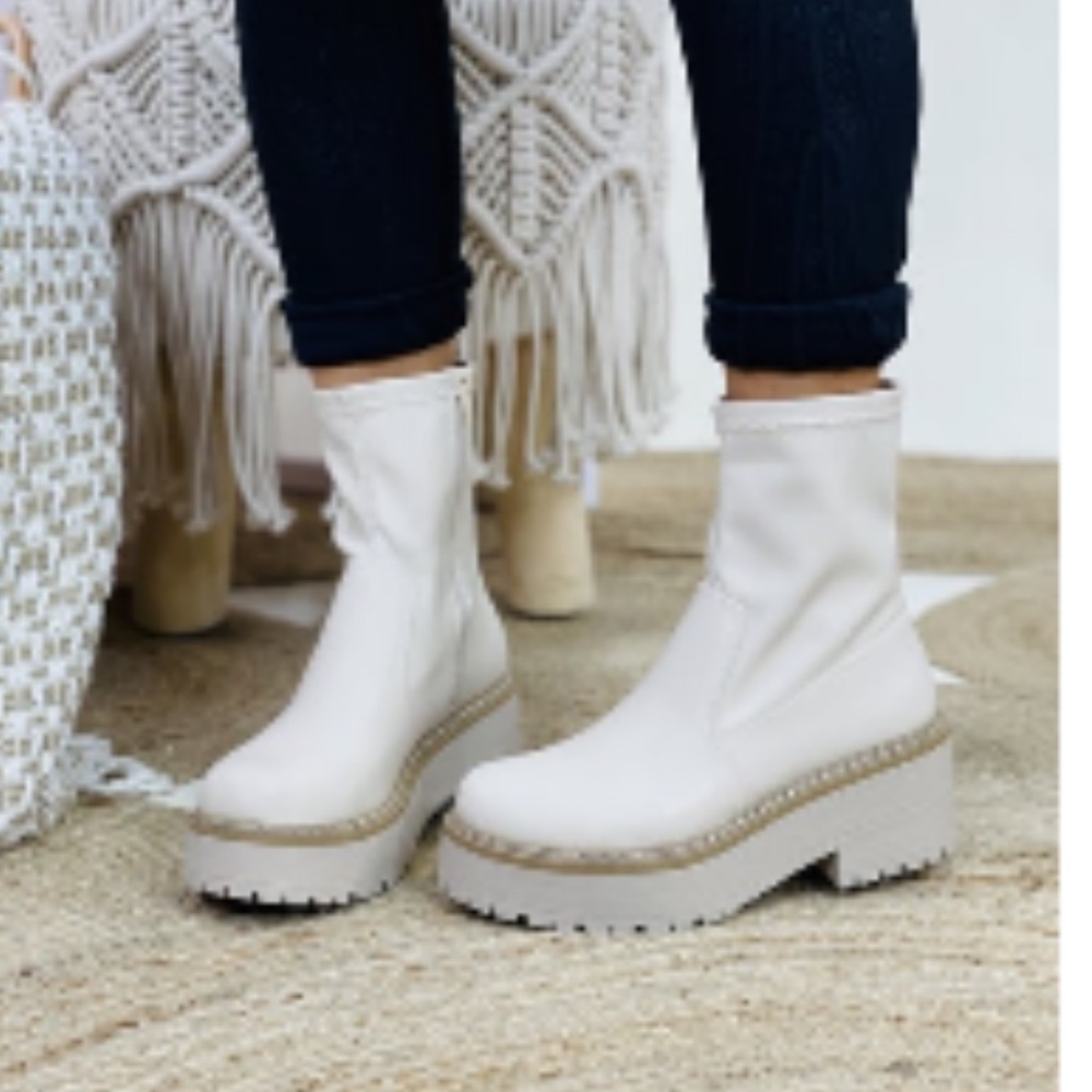 COPY - Soda Bone Chunky Platform Boots
